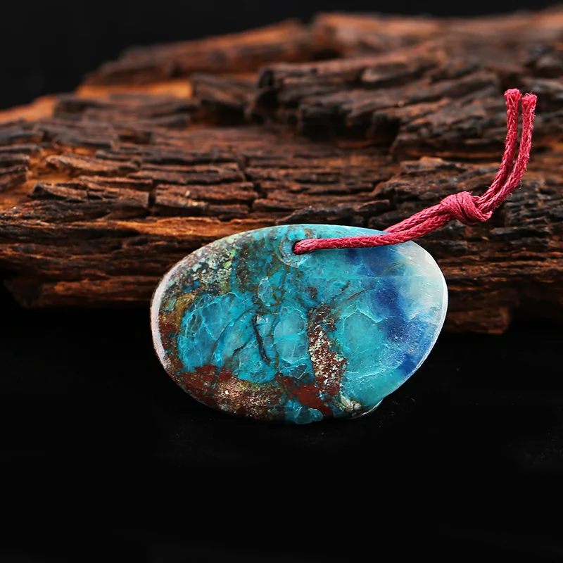 Blue Opal Carved Butterfly Pendant Bead,Natural Stone,Fashion Jewelry,Necklace Accessories19×11mm 4.7g