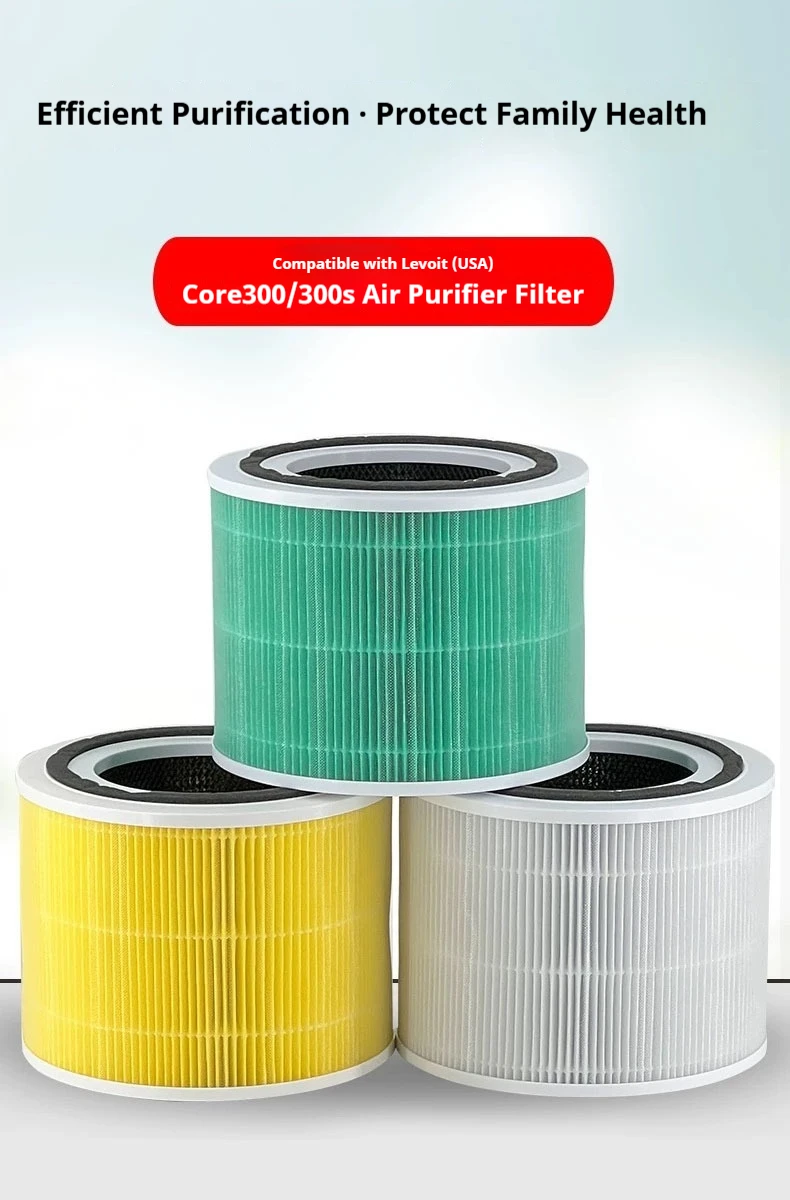 High-Efficiency Activated Hepa Filter Replacement For Levoit Air Purifier Core 300 Spare Parts Air Purifier Filter Accessories