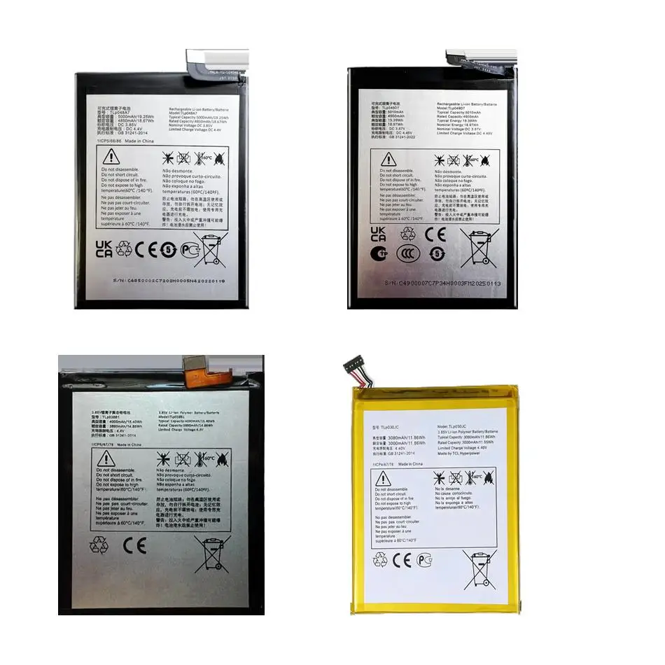 

Аккумулятор TLP049D7 TLP030JC TLP048A7 3080-5010 мАч для Alcatel 5029D 5090Y One 20 XL 20SE 9008D 9008X A7 T701dl 9008 LTE 5G
