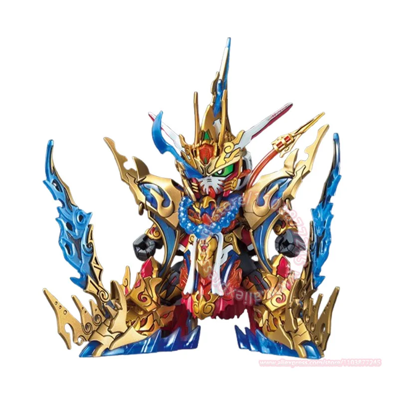 BANDAI SDW HEROES WUKONG IMPULSE GUNDAM DX SET BB Warrior versión Q modelo colección adornos periféricos de animación ensamblados