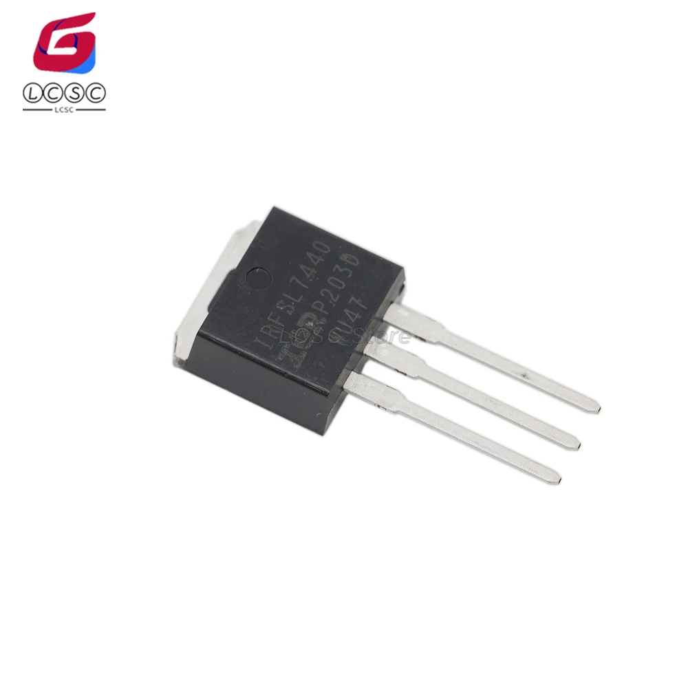 Imagem -03 - Transistor do N-canal do Mosfet do Poder Original Movimentação Escovada do Motor Irfsl7440 40v 120a 208w To262 Irfsl7440pbf 10 Peças Pelo Lote