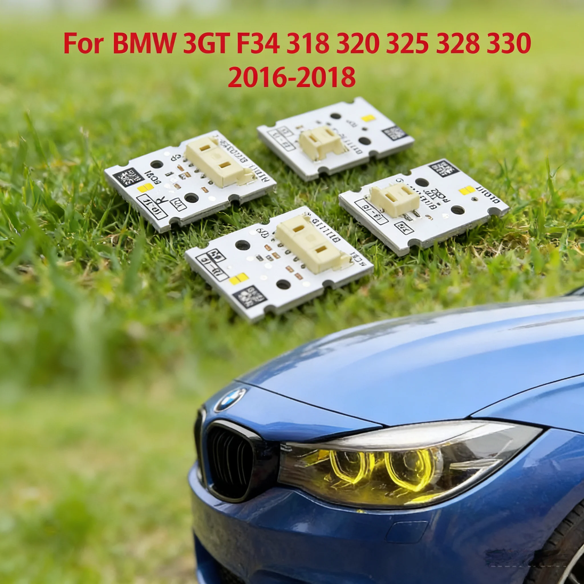

New For bmw 3-series GT F34 2016-2018 Car headlight ballast yellow chip New yellow DRL chip