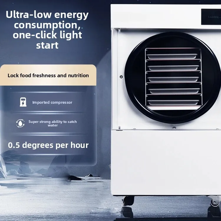 

Pet Food Freeze Dryer Vacuum Energy-saving Intelligent Control Home Business Dual-use Low-temperature Fruit And Vegetable