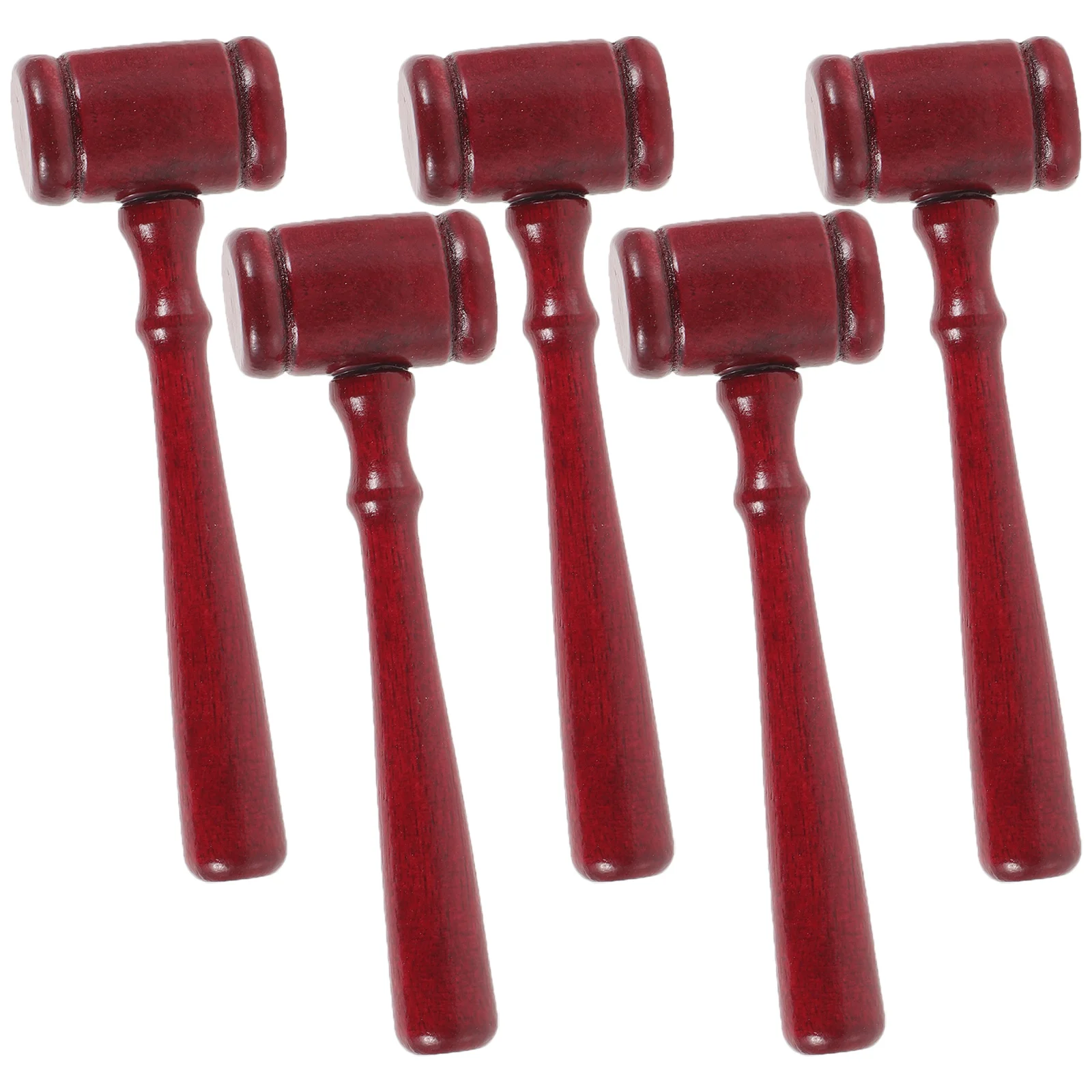 

Favor Wooden Gavel Accessories Judge Costume Red Bamboo Wigs for Kids