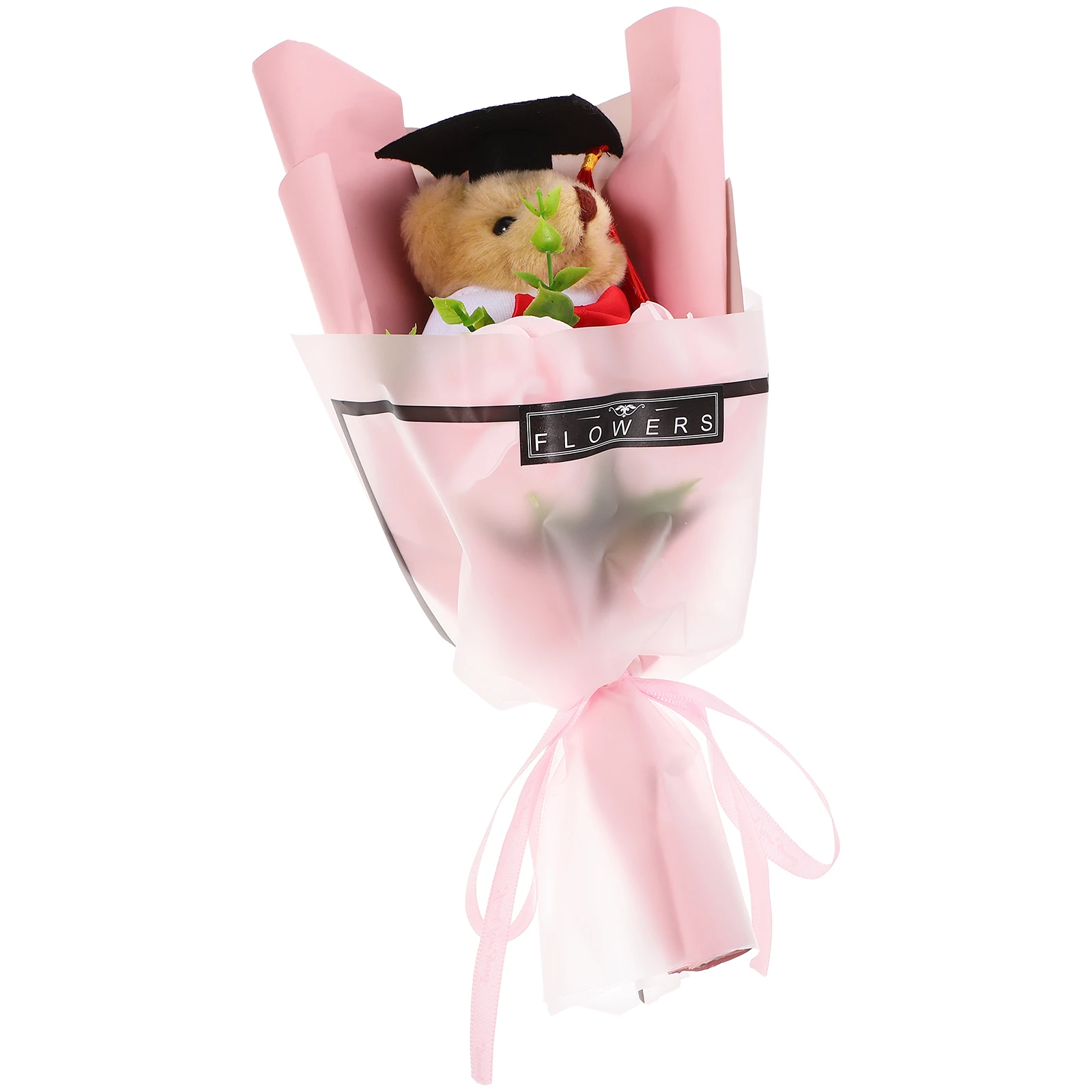 

Graduation Bear Bouquet Doctor Bear Flower Creative Gifts Party Favor Elegant Decor Accessories Photos Props Romantic