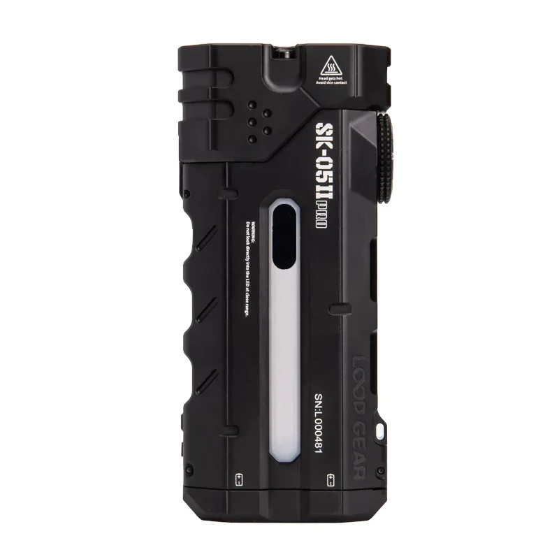 LOOP GEAR SK05 PRO II 2nd Gen Mechanical Multi-Light Source EDC Flashlight High Lumen Tactical Pocket Light with RGB Side Light