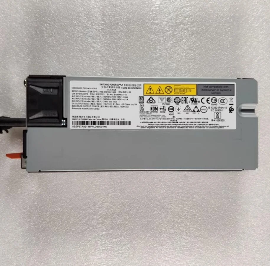 750W Netzteil PSU Platinum SR630 SR650 SR550 SR530 ST550 01GV266