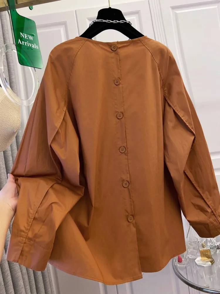 Frühling Lose Damen Shirt Sweatshirt Dünne Basis Shirt Patchwork Design Tragen T-shirt Bequeme Passform Rundhals Damen Tops