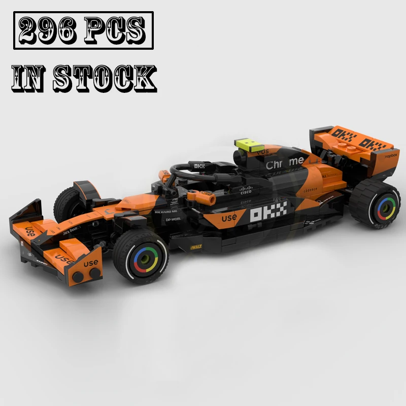 New Technical MOC-178354 SuperMCL38 Team Stake SuperRace Car Model Buiding Kit Creators Block Bricks Kid Toys Birthday Gifts