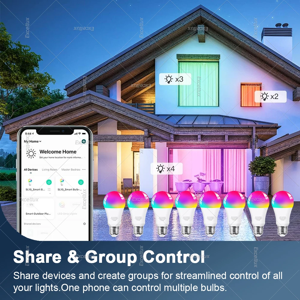 18W 15W Zigbee 3.0 Led Light Bulb WiFi Smart Led Lamp RGBCW E27 Smart Bulbs Compatible With Alexa Amazon Google Home Assistant