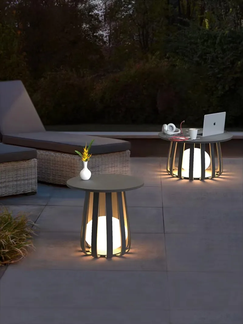 Solar wasserdichte Gartenleuchte Outdoor Tischleuchte Garten Villa Landschaft