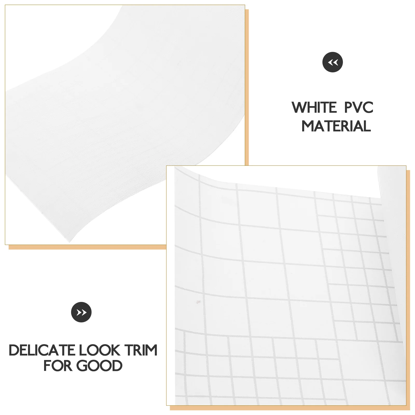 Bottom Plate Self-adhesive Baseboard Tile Stickers Skirting Pvc Decals Wall Molding Trim