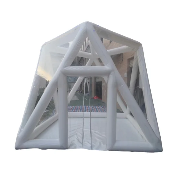 

Outdoor multi-functional inflatable bubble tent windproof, waterproof and transparent