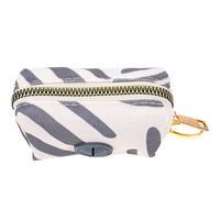 Portable Dog Poop Bag Dispenser Grey Storage Pouch Buckle Design Outdoor Pet Supplies Washable HOLDER Container