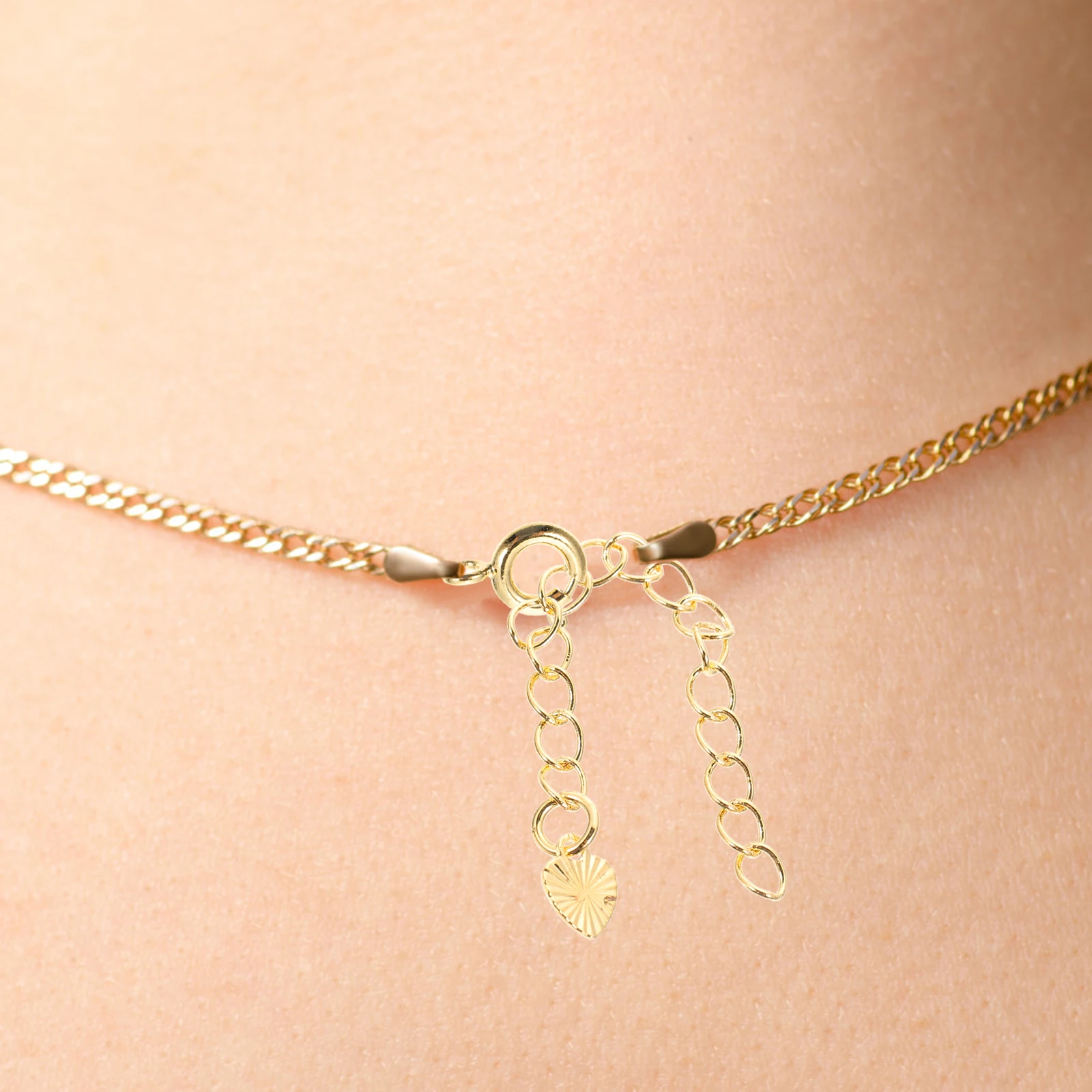 

3 pcs Diy Jewelry Necklace Extenders Golden Durable Chains For Bracelet Anklet Length Adjustment Portable Accessories