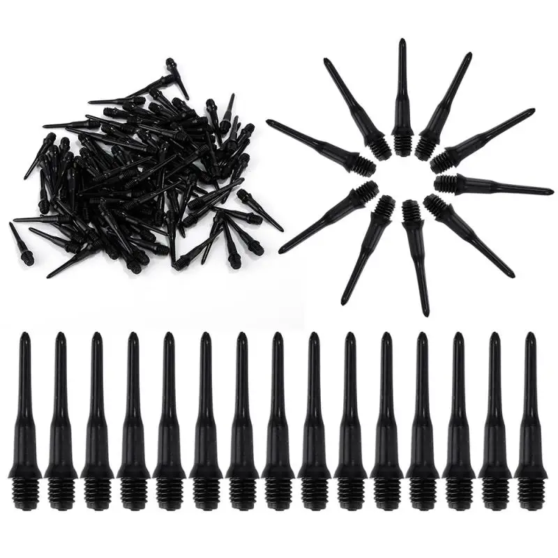 100PCS/200PCS High Precision Electronic Dart Plastic Professional Dart Durable Soft Tip Points Needle Replacement Set