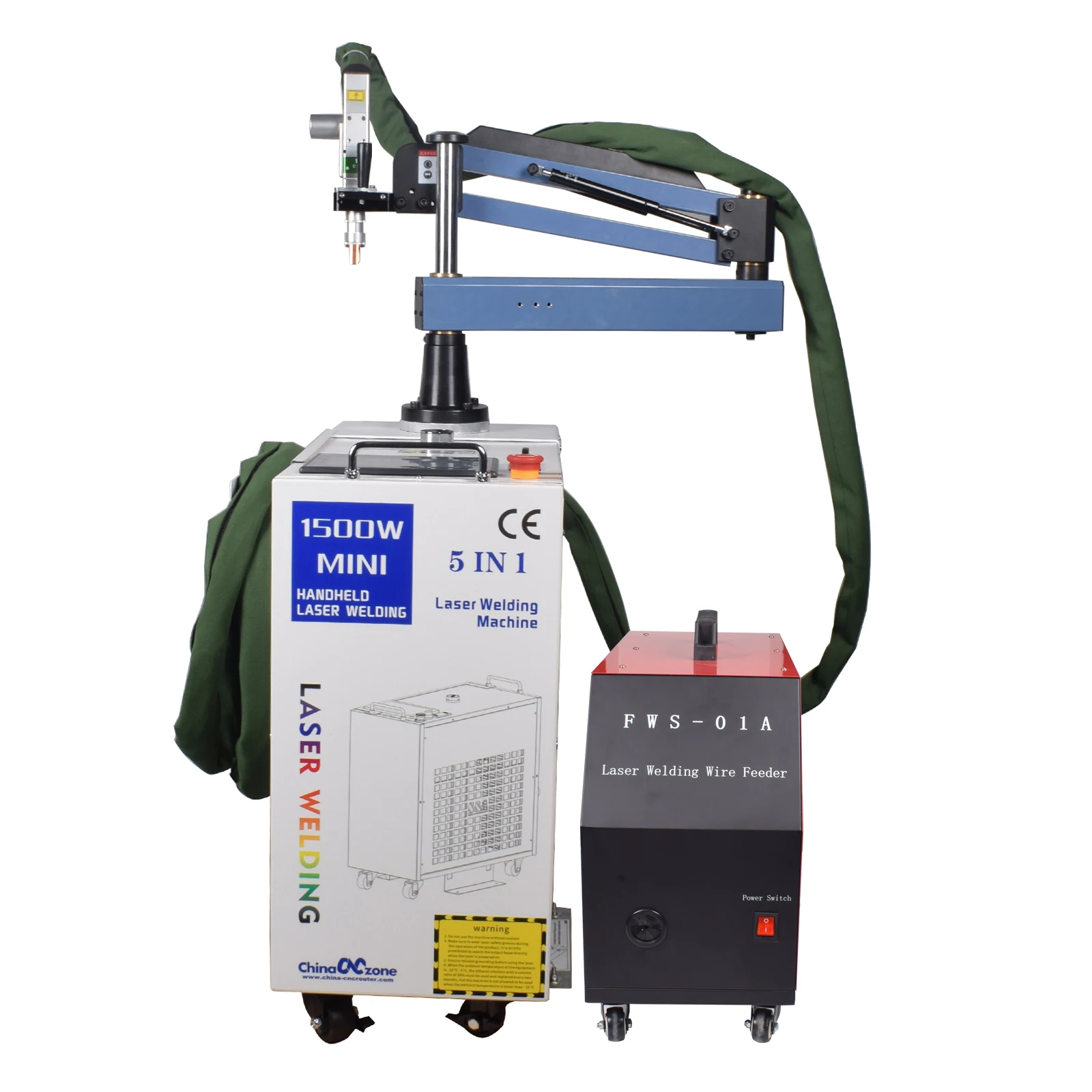 5 in 1 Fiber Laser Battery Welding Cleaning Cutting welding Machine Double Wobble BWT 1500W Handheld Laser Welder for All Metal