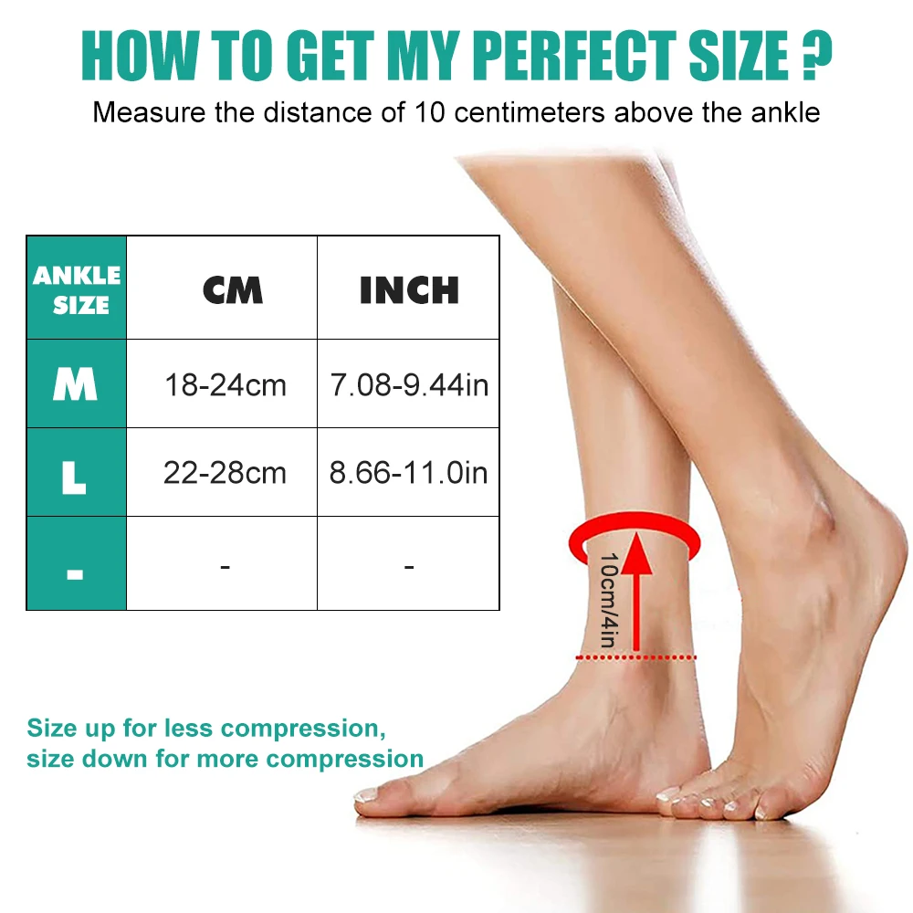 1PCS Professional Lace-Up Ankle Brace Support, Adjustable Compression Strap for Sports Sprain Arthritis Pain Relief & Recovery
