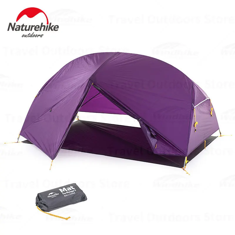 Naturehike-Mongar 2人用テント,15d,20dナイロン,プロ,防水,キャンプ