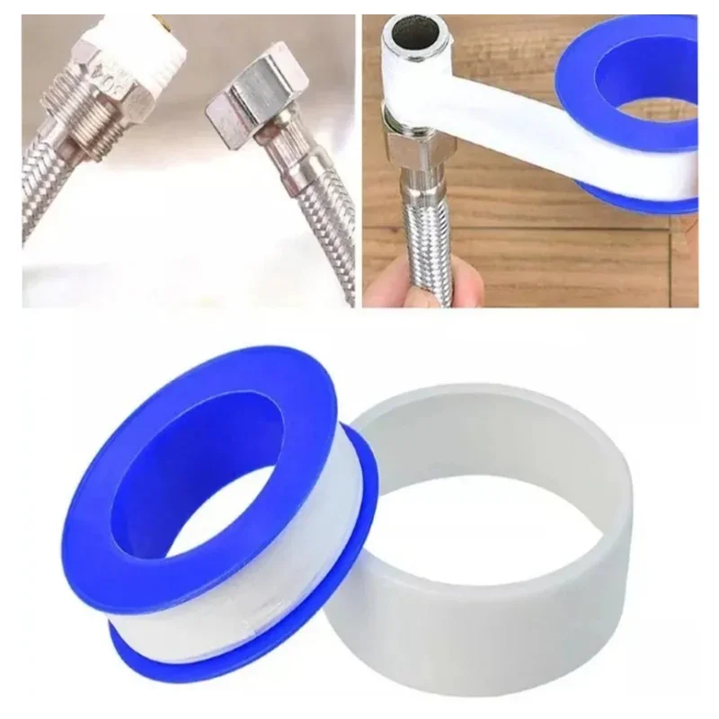 Cinta Selladora Industrial de PTFE, 1-20 Rollos, Impermeable, para Reparación de Tuberías, Instalaciones de Plomería, Cabezales de Ducha y Sellado de Tuberías