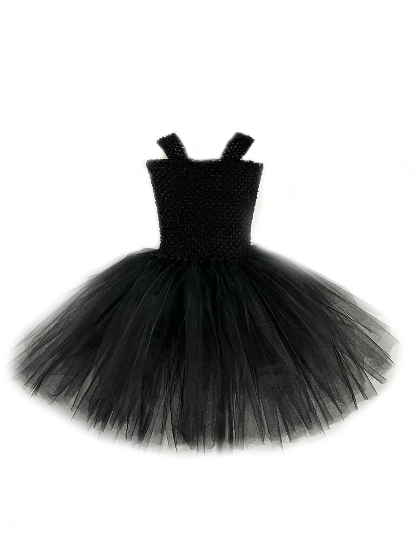 Zwarte Kat Kostuum Voor Meisjes Peuter Verjaardagsfeestje Fancy Tutu Jurk Haarband Stropdas Staart Kids Halloween Dier Cosplay Kostuums