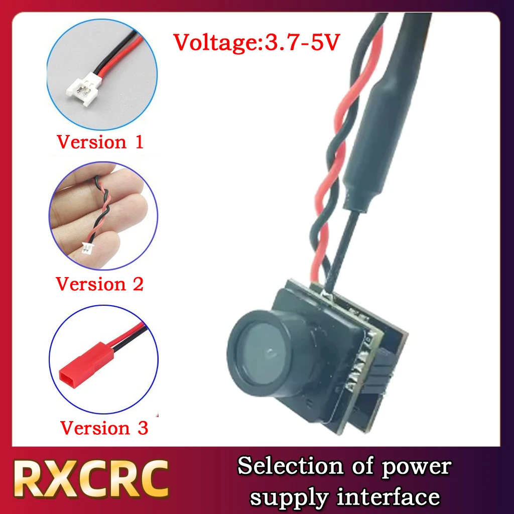 RXCRC FPV 25mW power simulation VTX Integrated Transmitterand Camera MINI with 600TVL 120 degree AIO Camera for RC Drone Parts