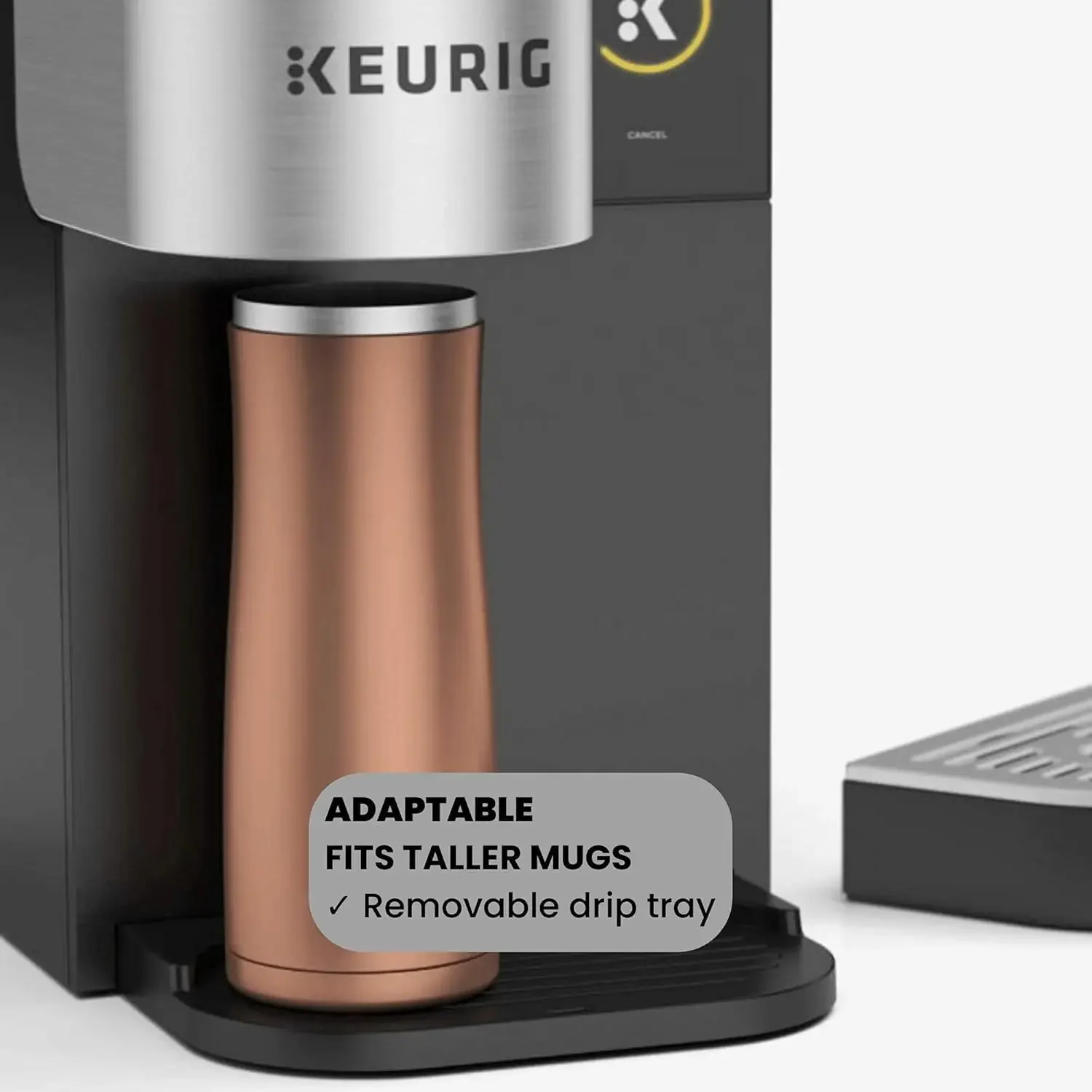 Keurig K2500 Cafetera y tetera comercial de una sola porción con plomería y kit de filtro y plomería de línea de agua directa