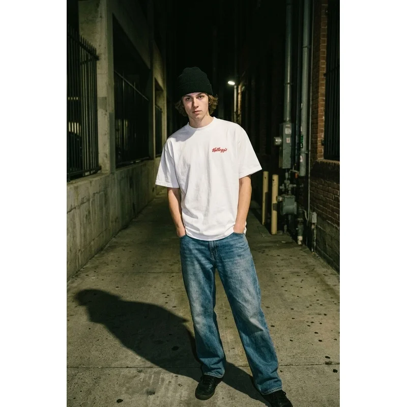 Runtime Studio Kellogg's Graphic Tee — Vintage Oversized T-Shirt