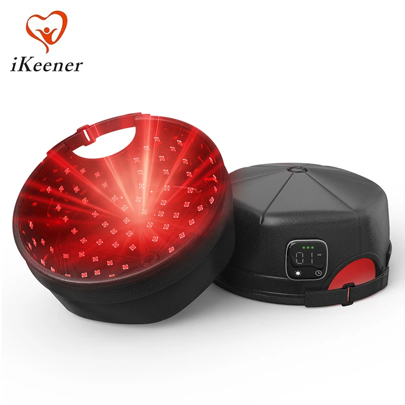 

Hair Growth Laser Cap 660nm 850nm 120LEDs Hair Growth Therapy Device Hair Regeneration Rechargeable Helmet for Anti-Hair Loss