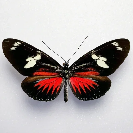 

1pcs NaturalReal Butterfly Specimens Without Spreading Wings Heliconius Doris Eratonius DIY Practice Making Materials
