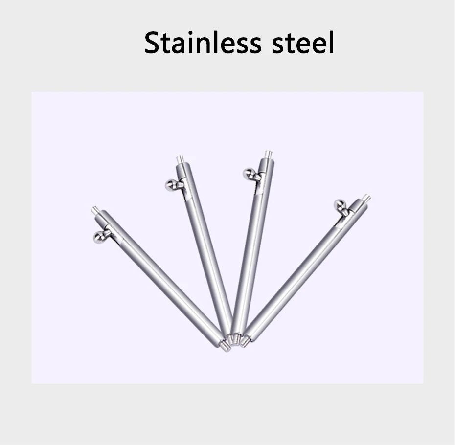 10 قطع الربيع بار الإفراج السريع اكسسوارات 16 مللي متر 18 مللي متر 20 مللي متر الفولاذ المقاوم للصدأ ربط رمح 1.5 مللي متر/1.8 مللي متر التبديل ساعة أداة