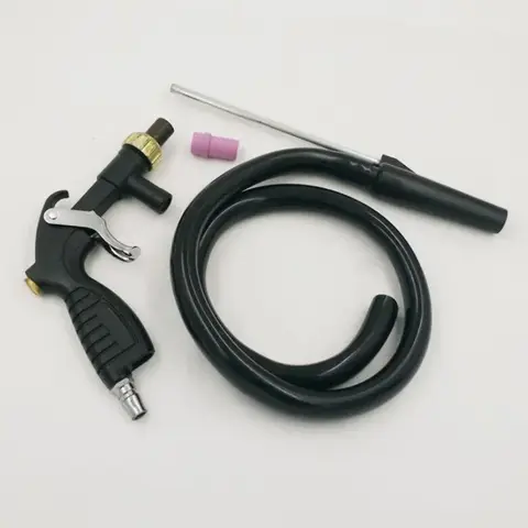 연마 에어 샌드 블라스팅 건 키트, 세라믹 깍지 다리미, 깍지 모래 흡입 파이프, 산업용 샌드블래스터 건, 1 개