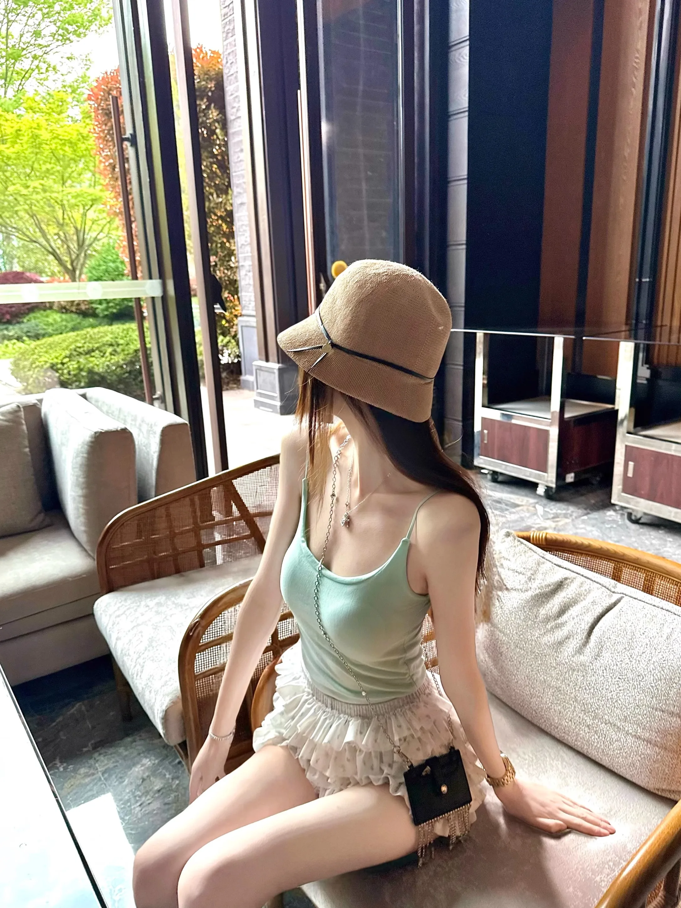 

Mint een Slim Fit Elastic Adjustable oulder Strap U Ne Fre Feeling Strap Vest Top Women's Summer Faion Casual Wear