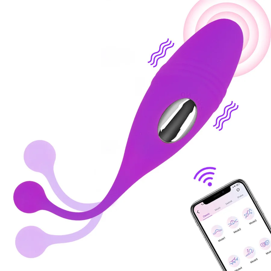 Wearable Panties Vibrator Wireless APP Remote Control Bluetooth Connect Vibrating Eggs Vagina Balls Sex Toys For Women Adult