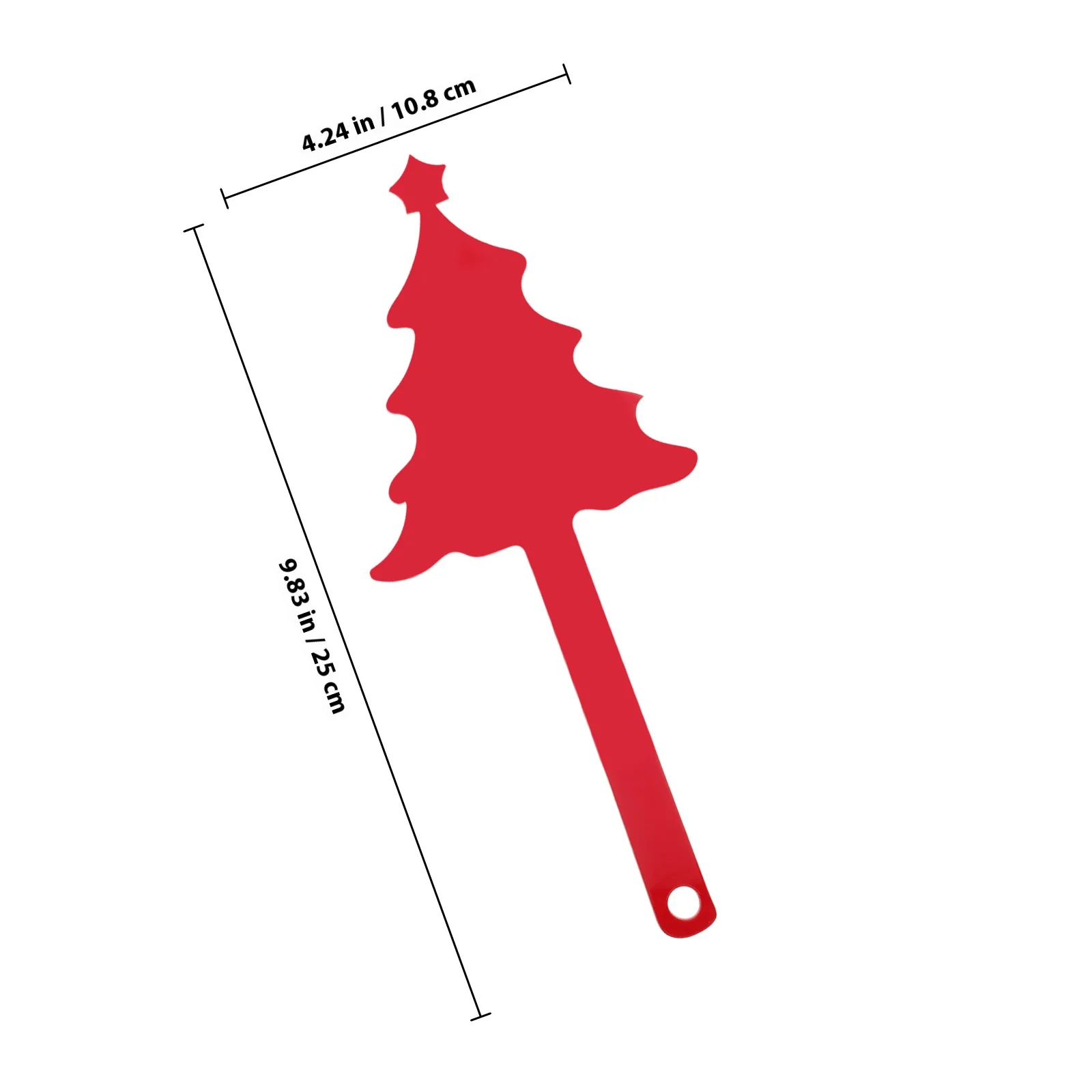 صندوق بريد أكريليك مزخرف علم شجرة عيد الميلاد التزلج الكلب تصميم عطلة ديكور علامة حمراء تصاعد الأجهزة غير المدرجة #5