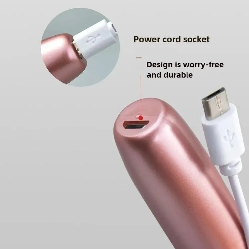 Pulidor de uñas eléctrico de mano, secador de uñas inalámbrico recargable de poco ruido, potente taladro eléctrico para uñas para principiantes