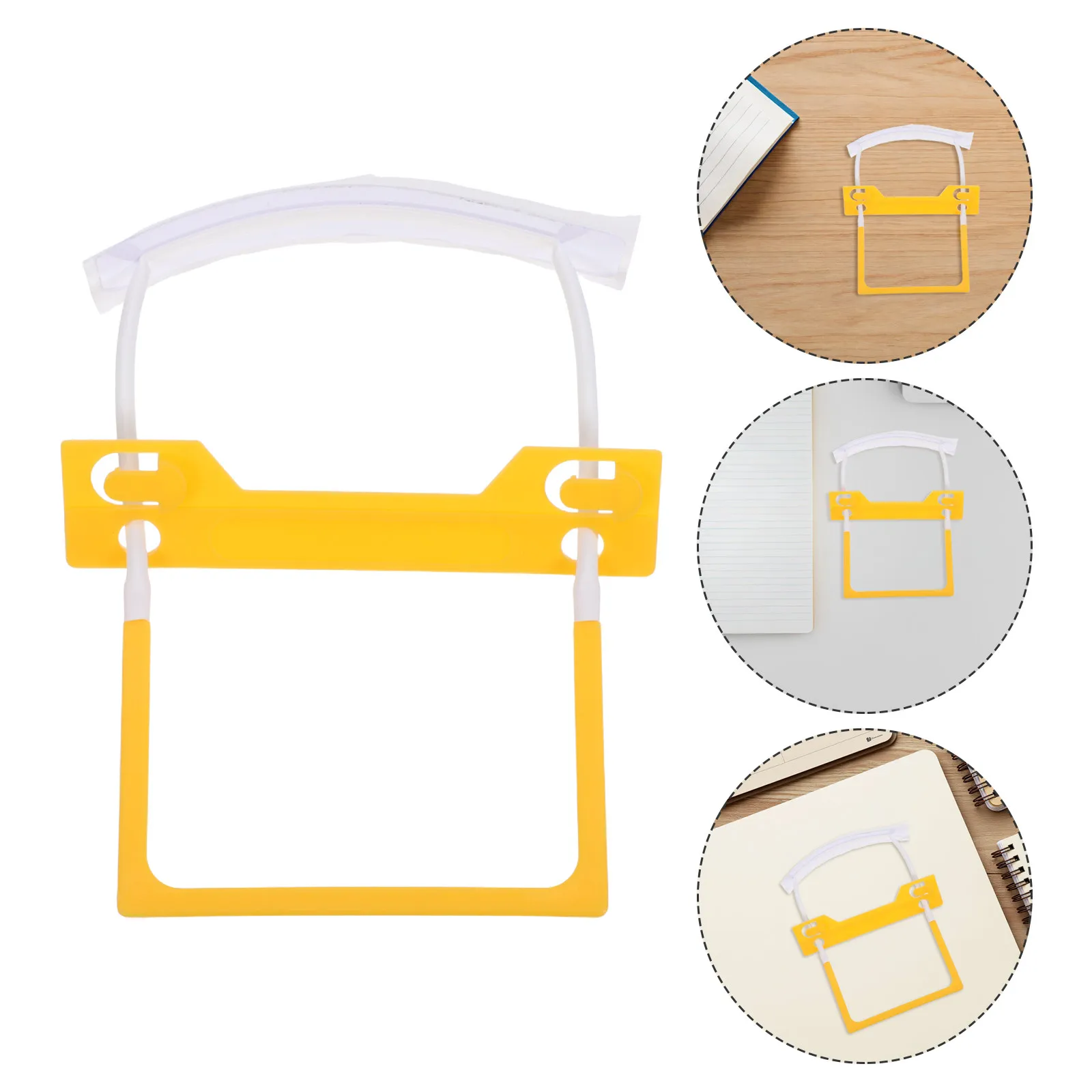 6Pcs Self-Adhesive Document Clips Office Binder Clamps Fast Document Binding File Folder Clips Paper Clamps for Organizing