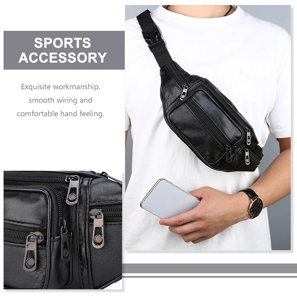 Men\'s Belt Bag Travel Accessories Purses Convenient Fanny Waist Pouch Sports Supply Running Accessory Cell Phone