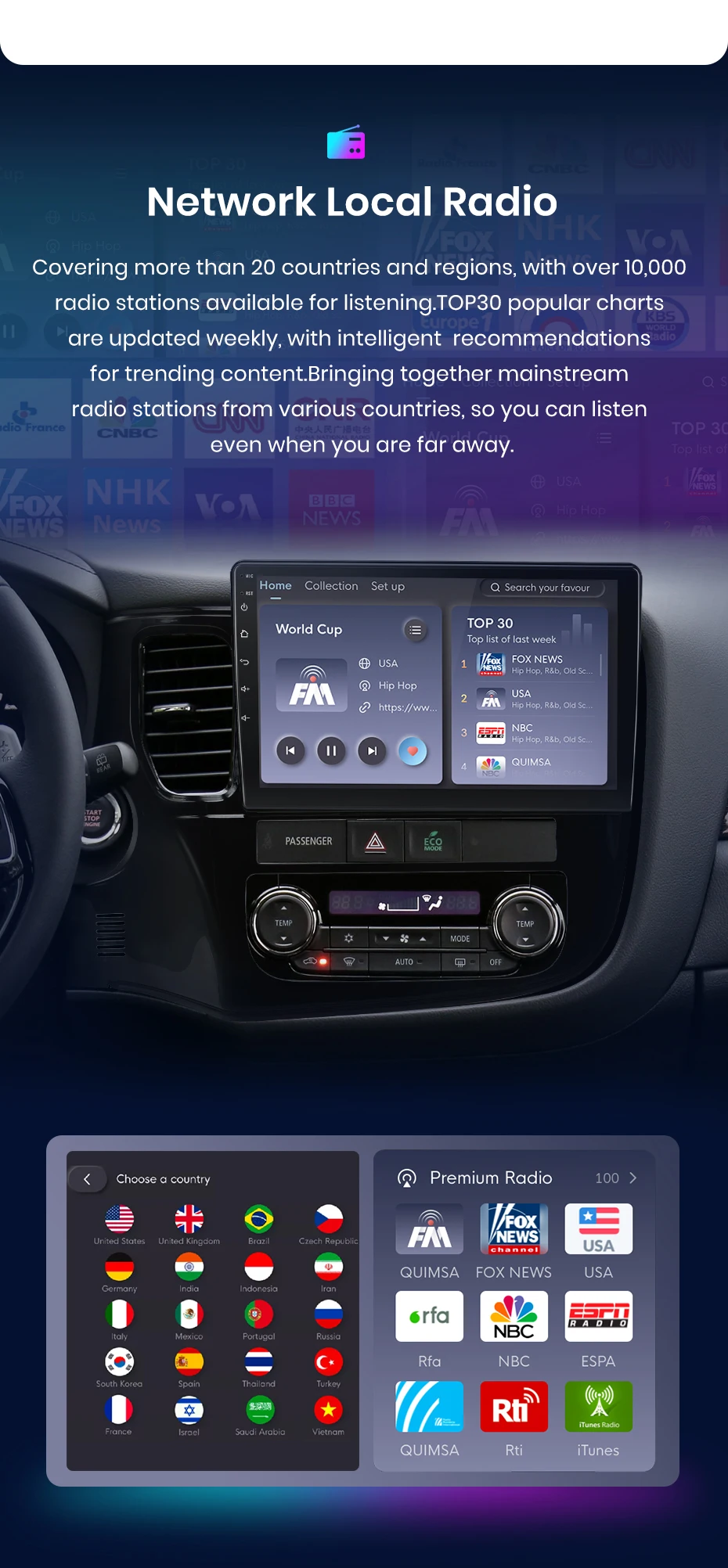 Junsun CarPlay Android Auto Autoradio für Mitsubishi Outlander 3 GF0W GG0W 2012–2018 GPS Intelligente Systeme Multimedia Autoradio – Detail 12
