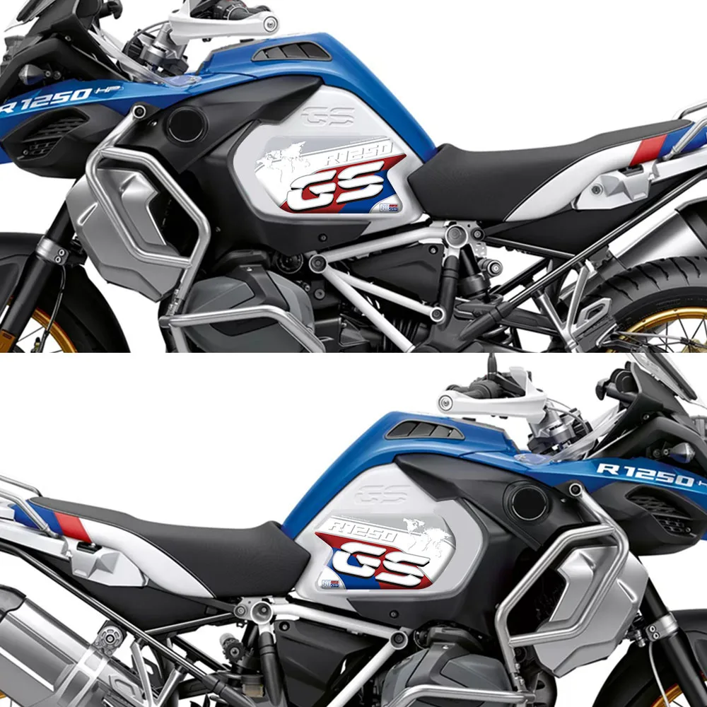 For BMW R1250GS ADV R 1250 GS Adventure 2019-2023 Motorcycle Tank Traction Side Pad Gas Fuel Knee Grip Protection 3D Gel Decal