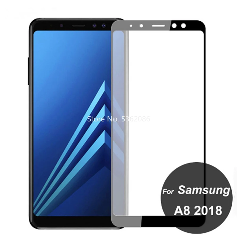 9D Protective Glass On the For Samsung Galaxy A6 A8 J4 J6 Plus 2018 for samsun J2 J8 A7 A9 2018 Tempered Glas Screen Protector