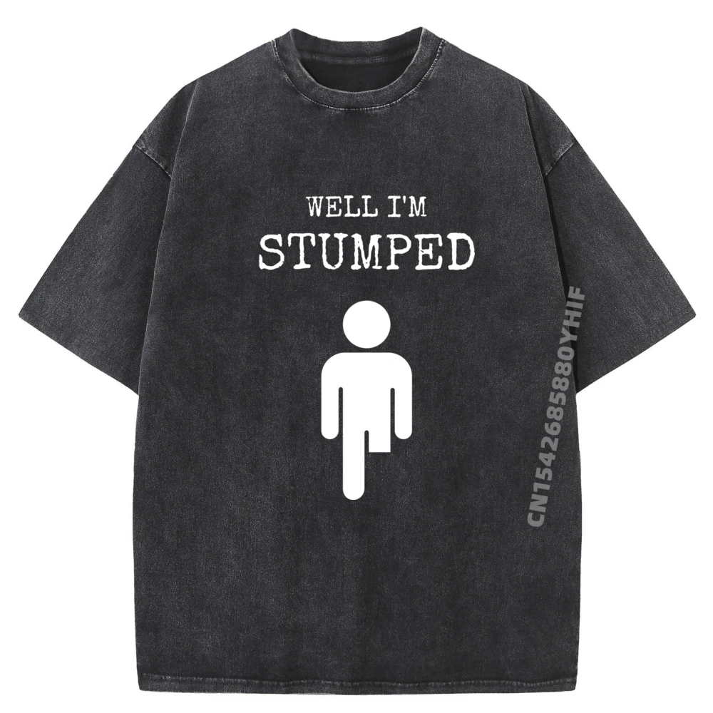 

Leg Amputee Funny Humor Limb Amputation Joke Mens Clothing Plus Size Luxury T-Shirt Mens Soft Washed Shirt Hip Hop