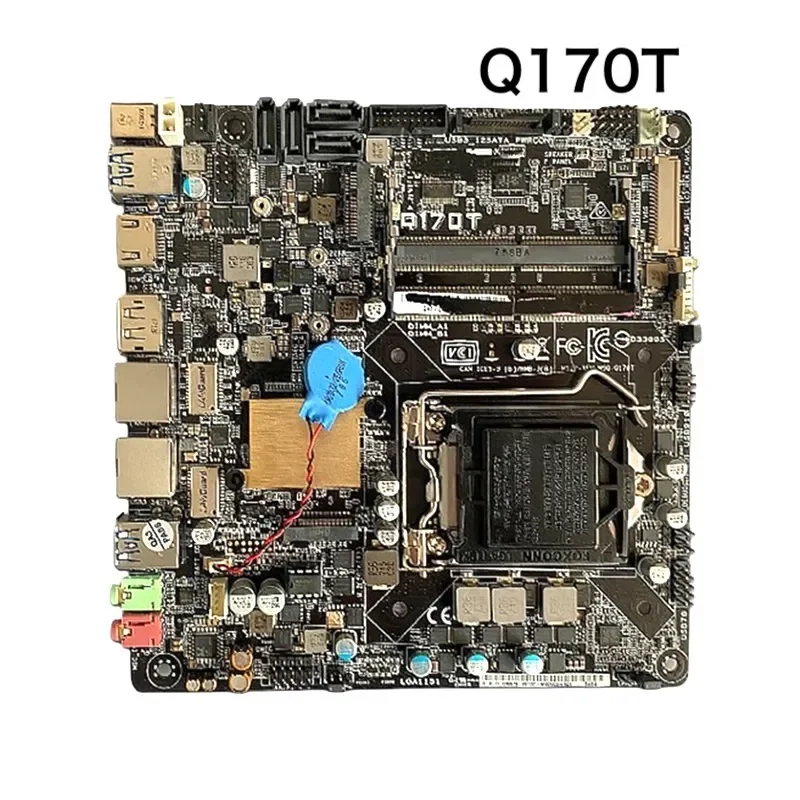 For ASUS Q170T REV:1.02 MINI Motherboard LGA 1150 DDR3 DVI HDMI Mainboard 100% Tested OK Fully Work Free Shipping