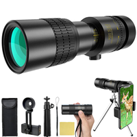 10-300x40 Telescope Zoom Suitable for Concerts Zoos High-power Monocular Telescopes with Mobile Phones Tripod Bak4 Optical Prism