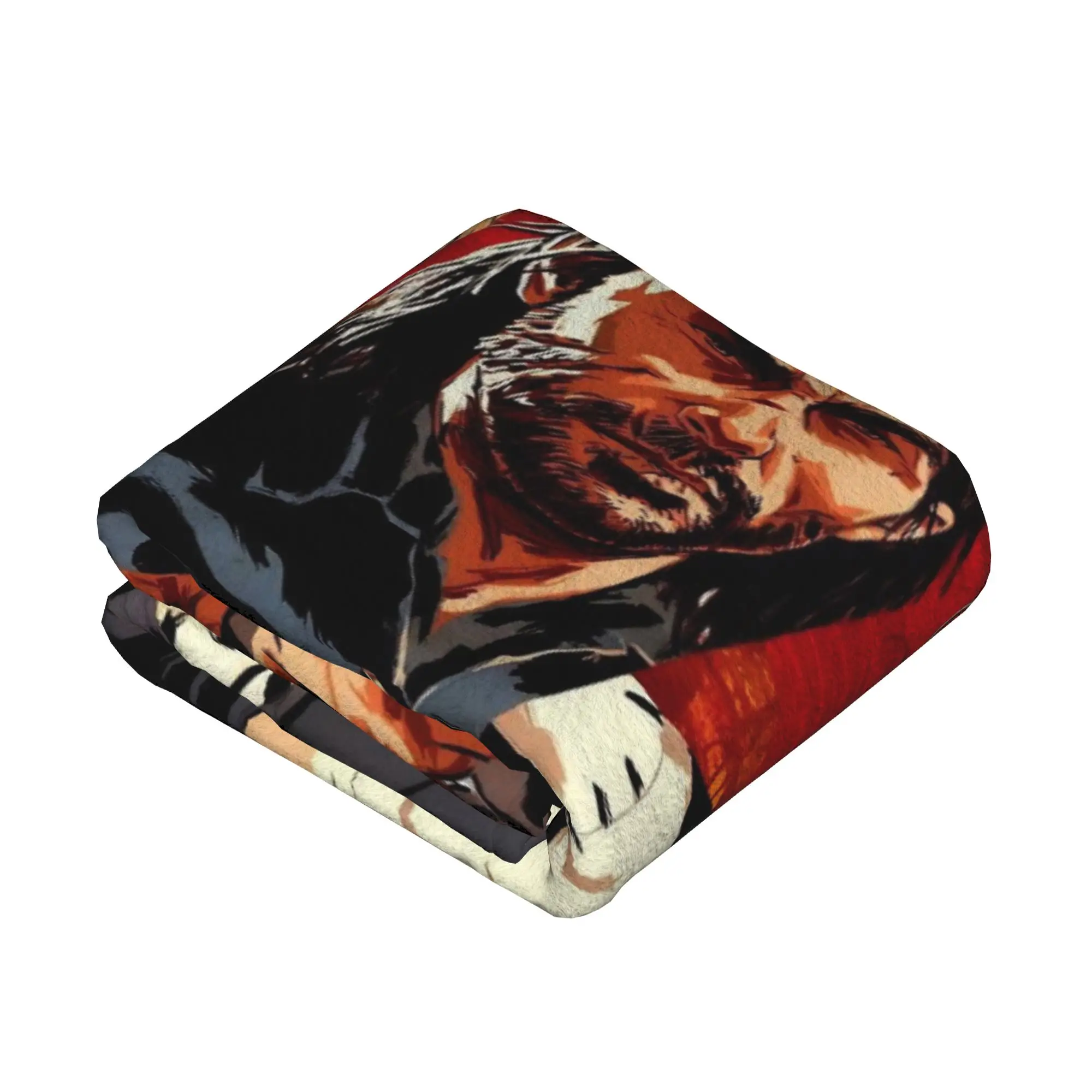 Reds Deads Game Redemptions Fleece Throw Blanket John Jack Arthur Blankets for Sofa Outdoor Soft Plush Thin Quilt