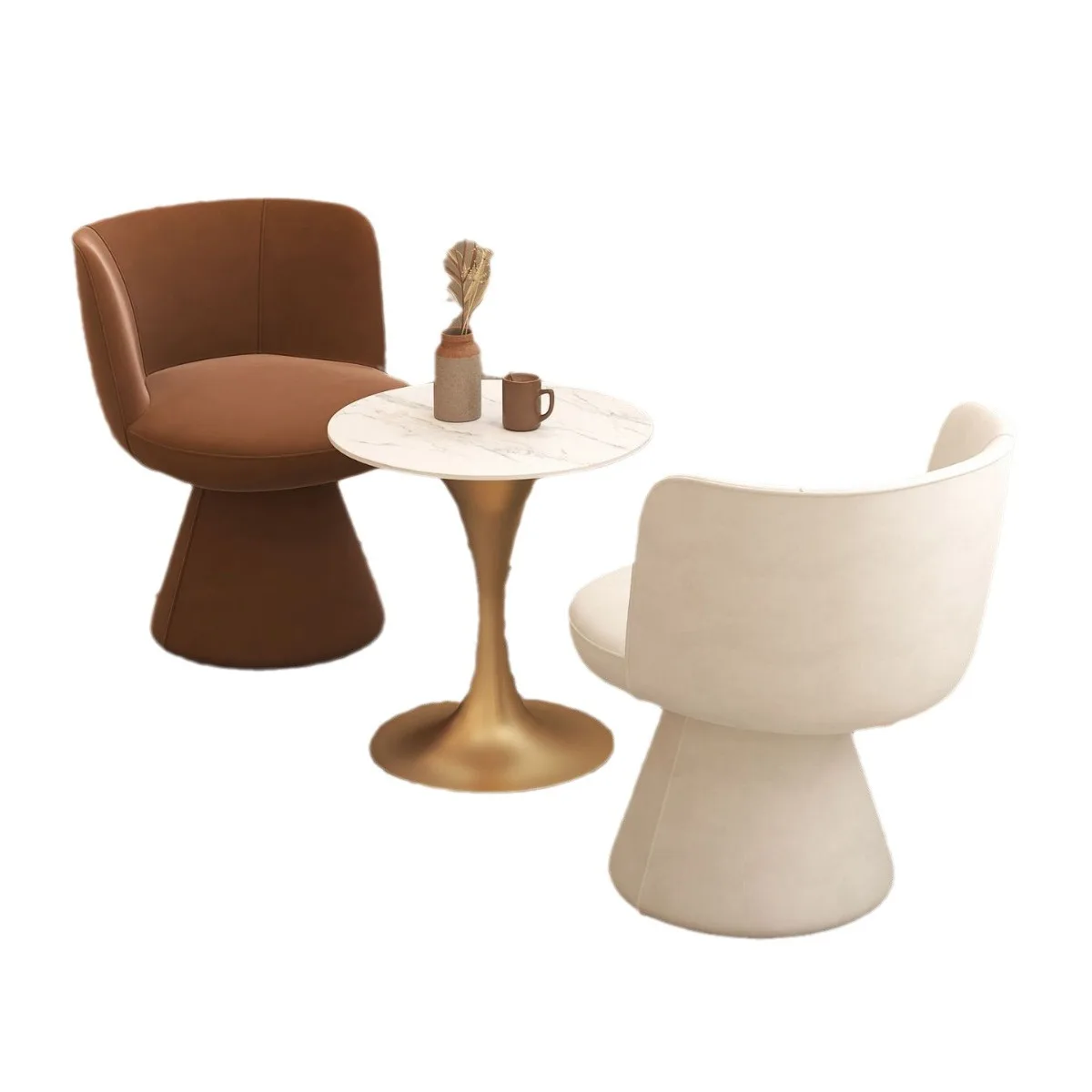 

Italian, minimalist, rotatable, dining chair, minimalist, villa, hotel