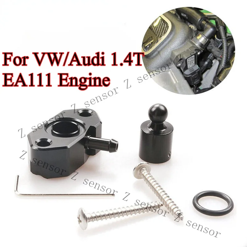 RRR+ For VW/Audi 1.4T EA111 Engine Aluminum Turbo Boost Tap Vacuum Sensor Adapter