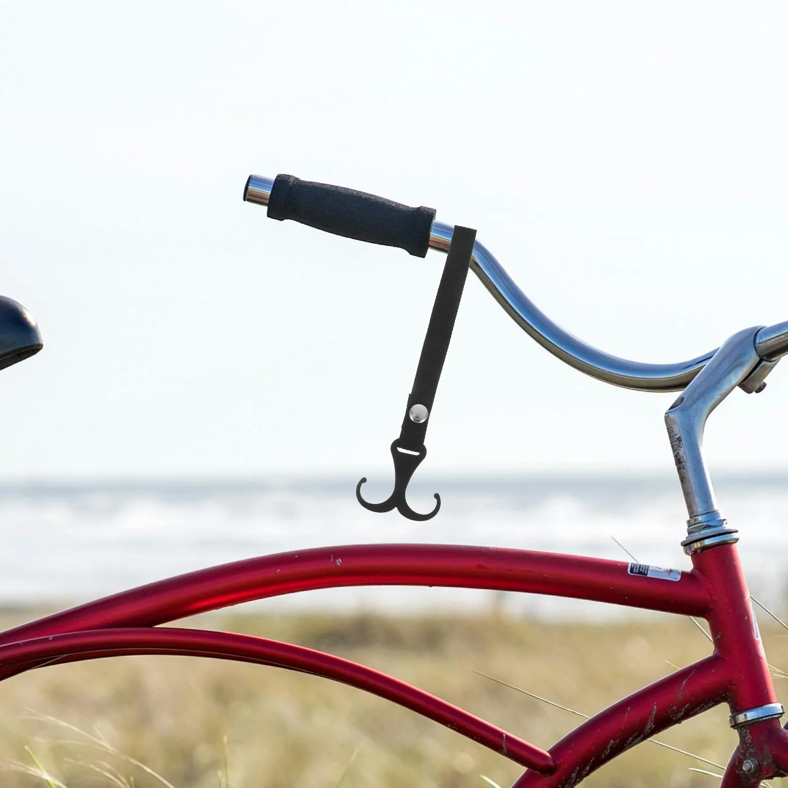 

2Pcs Baby Stroller Hooks Nodrill Stainless Steel Stroller Clip Diaper Bags Holder Hanging Organizer Purse Grocery Bag Hook