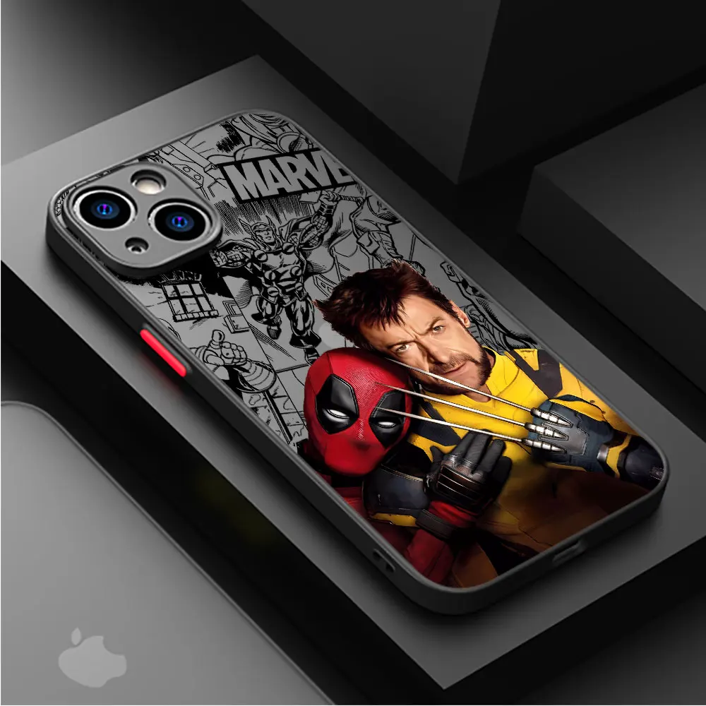 Phone Case for Samsung Galaxy A12 A31 A71 A70 A21s Note 10 Plus A21s Note 20 Ultra Marvel Deadpool And Wolverine Cool Cover