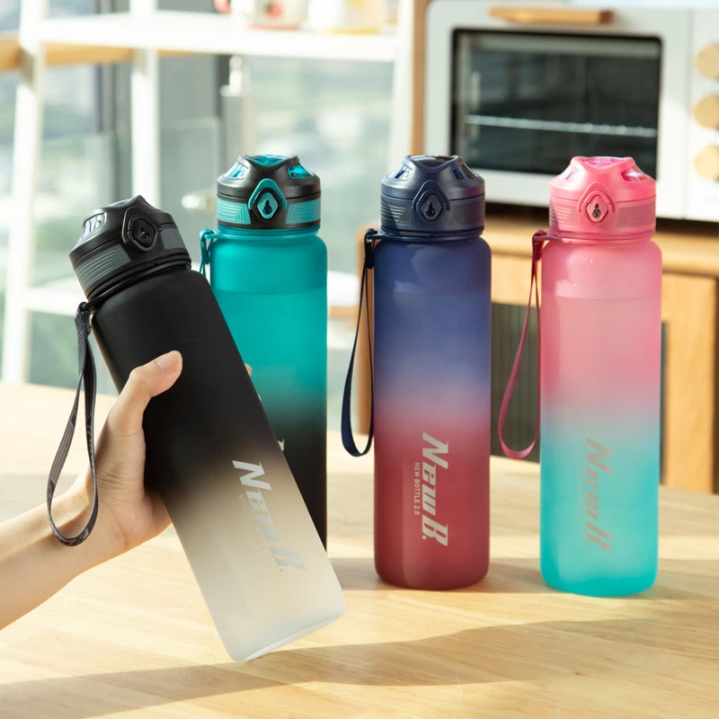 650ml/1000ml/1500ml High Quality Tritan Material Sport Water Bottle Cycling Climbing Gym Fitness Drinking Bottles Eco-Friendly